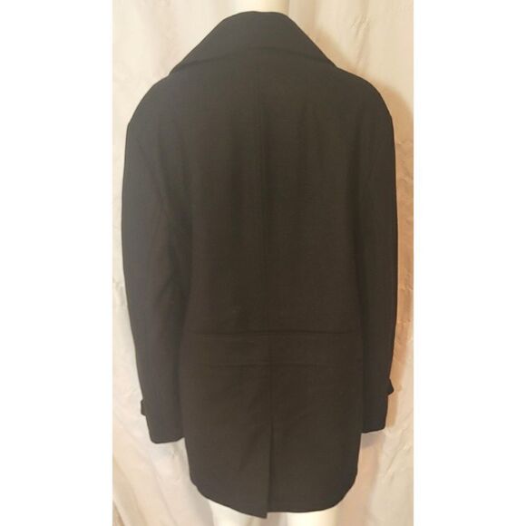 London Fog Double Breasted Wool Blend Pea Coat - Size M - Picture 3 of 9